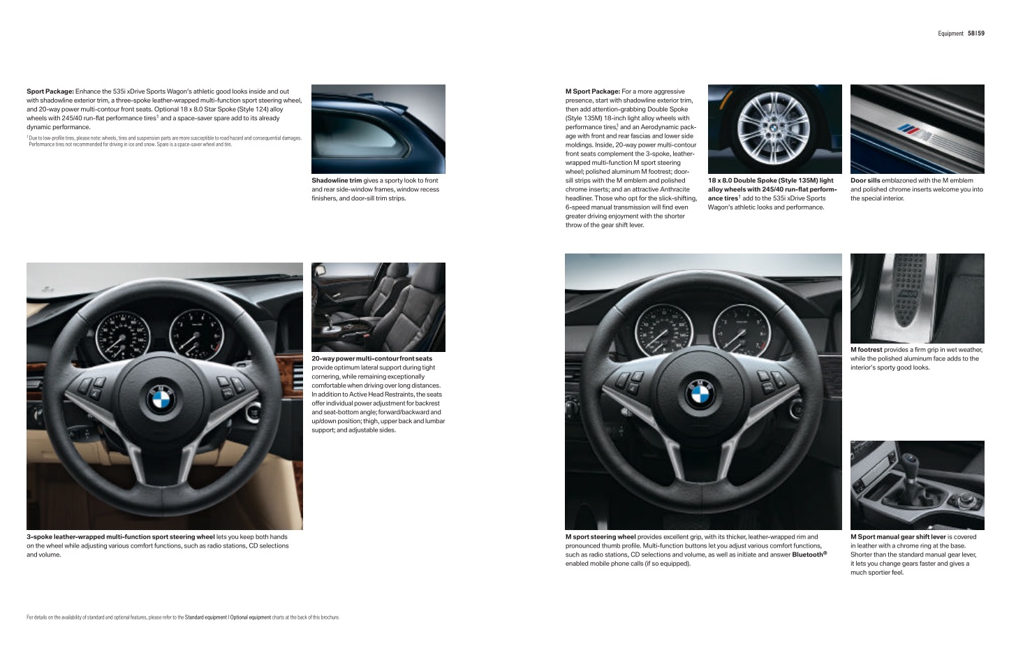 2010 BMW 5-Series Wagon Brochure Page 8